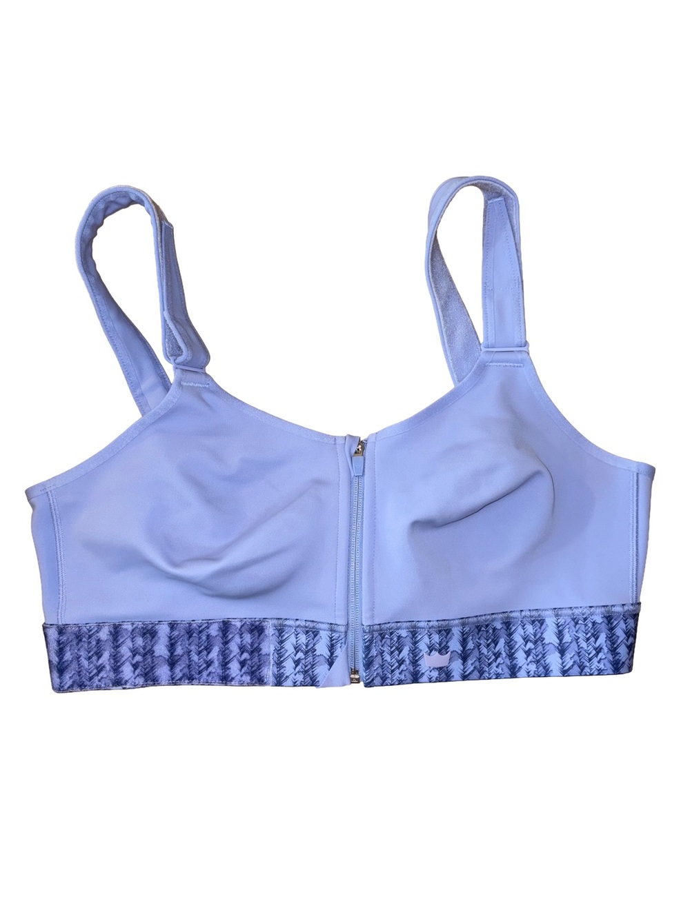 SHEFIT FLEX Ice Blue Sports Bra Size 2Luxe Supportive Activewear Medium Impact